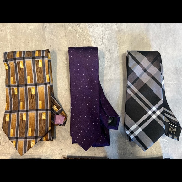 Lot of 6 Silk Ties Nautica Consenso Uomo Banana Republic J.Crew Jimmy V - Picture 2 of 10